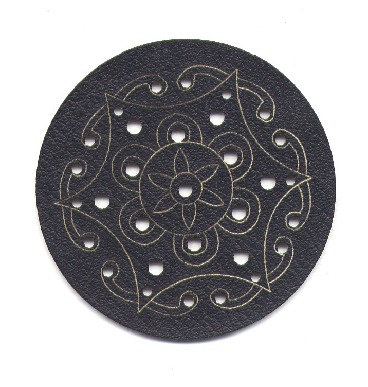 皮革布料激光打標應用