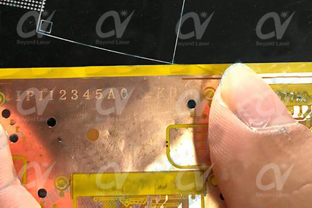 紫外激光打標(biāo)機(jī)在FPC、覆蓋膜打標(biāo)中的應(yīng)用